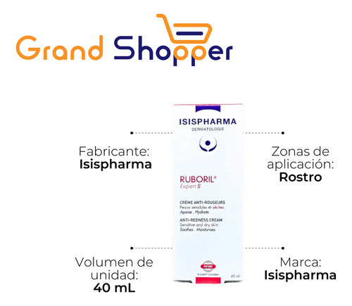Ruboril Expert S Pieles Secas Sensibles O Con Rosácea 40ml
