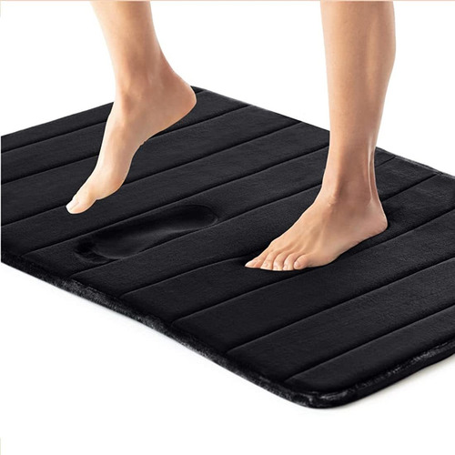 Alfombra De Baño De Espuma Viscoelástica, Lavable A Máquina.