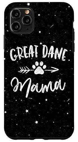 Funda Para iPhone 11 Pro Max Great Dane Mama - Plastico