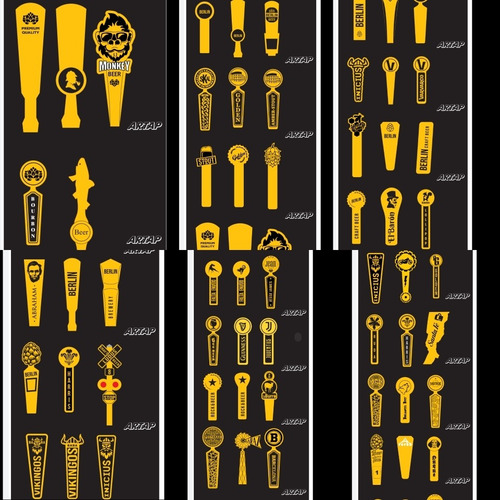 Tap Handle Manija Para Canilla Cerveceria Chopera De Madera