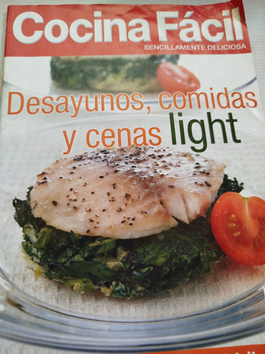 Revista Cocina Fácil Comidas Light Año 2009 Dieta Recetario 