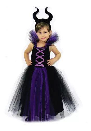 Fantasia Infantil Vampira Luxo Vestido Longo Festa Halloween