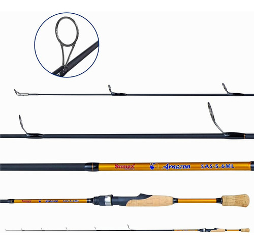 Vara Molinete Amazon Spin Sas-6.0mh 1.83m - 10-20lb -inteira