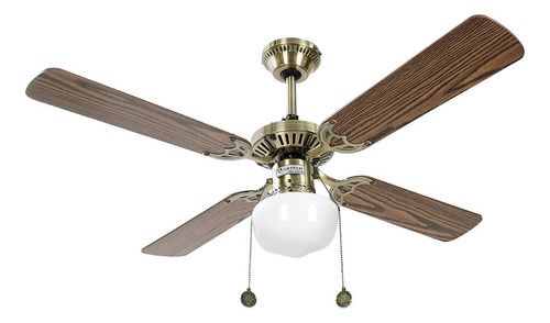 Ventilador De Techo Artfan 23075-3 42 PuLG Bronce Satinado Cantidad De Aspas 4 Color De Las Aspas Aspas Color: Roble Diámetro 107 Cm Frecuencia 60 Hz Material De Las Aspas Mdf