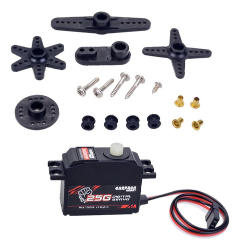 Servo Digital De Par De Velocidad 25g Para 1:12 Rc S0025p