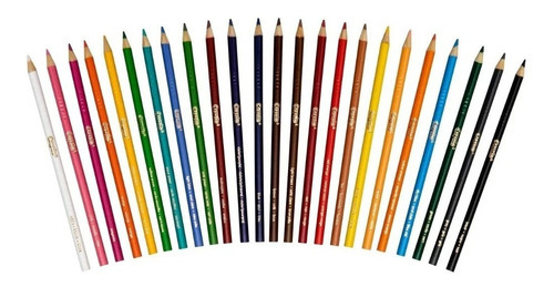 Lápices Dibujo Largos X 24 Colores Crayola 684024