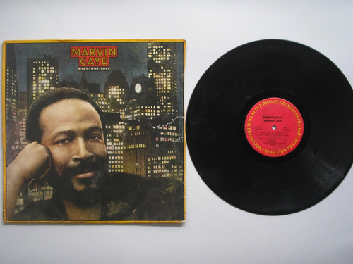 Lp Vinilo Marvin Gaye Midnight Love Printed Usa 1982