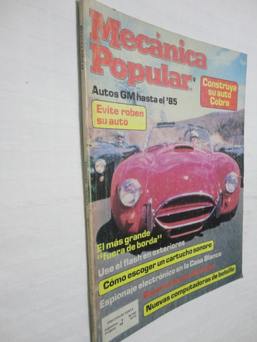 Revista Mecánica Popular Noviembre 1982 Autos Gm Hasta El 85