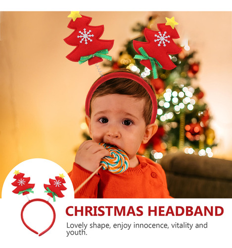 Diadema Para Fiesta De Navidad, Accesorio Para Disfraz, 5 Un