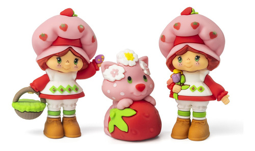 Strawberry Shortcake Set De 3 Figuras De Accion