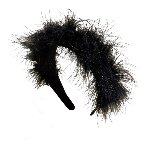 (bx) Diadema De Plumas, Gorra Suave Y Cómoda