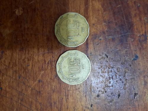 Monedas De 50 Centavos 1998 Y 1993