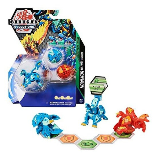 Bakugan Evolutions Starter Pack 3-pack, Howlkor Ultra Kx53 B