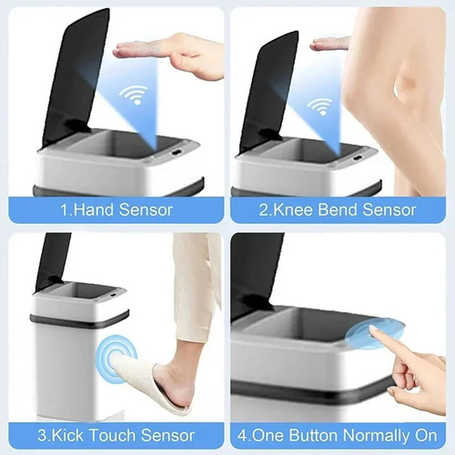 Cubo De Basura Inteligente Con Sensor Automático