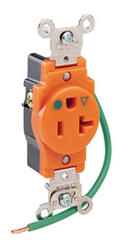 Toma Corriente  2p+t 20a 125v Hg Leviton 8310 Nema 5-20r