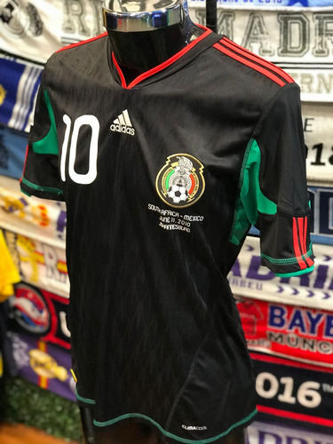 Jersey Selección Mexicana 2010, adidas, Talla M, Visitante,