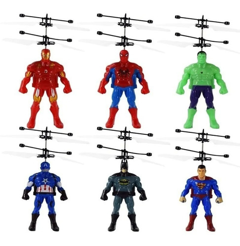 Muñecos Voladores De Super Héroes