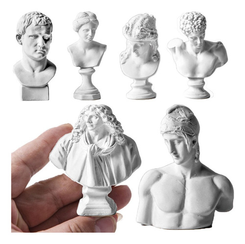Estatua De Busto De Yeso, Figura De Mitología Griega, Yeso