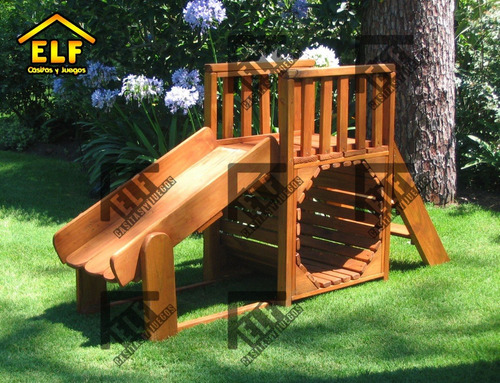 Tobogán Tanque Madera $ 10.900 Jardines, Caif, Instituciones