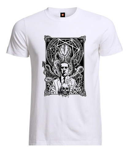 Remera Estampada Varios Diseños Lovecraft Calavera