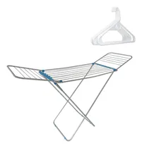 Comprar Tendedero Tender Plegable Hogar Alas Ropa Gardenlife + Perchas De Ragalo