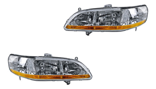 Par De Faros Depo Honda Accord 1998 1999 2000