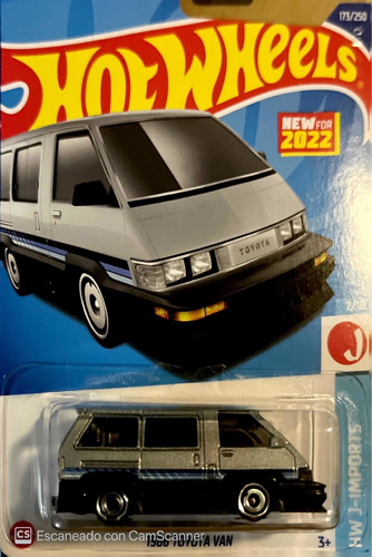 Hotwheels Toyota Van 1986 Gris