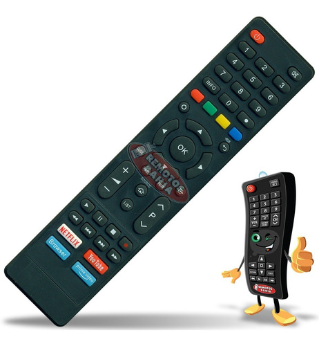 Control Remoto Smart Tv Para Rca Xf32sm Netflix Youtube