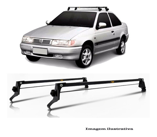 Rack De Teto Bagageiro Aco Volkswagen Logus 2 Portas 1996