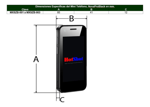 Smartphone De Bolsillo Android, Mxszb-003, 3 Pzas, Quad Core