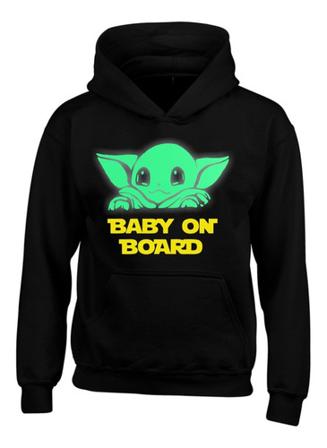 Buzo Baby Yoda Con Capota Hoodies Saco F28