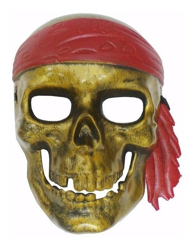 Máscara Caveira Pirata Festa Club Halloween Aeio@