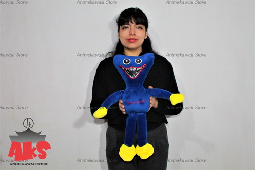 Imagen 5 de 7 de Huggy Wuggy Poppy Playtime Peluche 44cm (animekawaii)