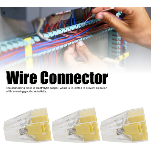 Conector De Alambre Eléctrico De Conexión Rápida Sin Torsión