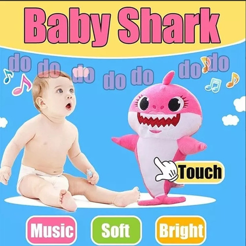 Baby Shark Muñeco De Peluches