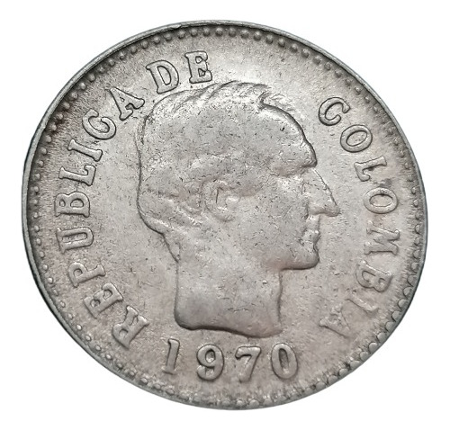 Colombia Moneda 10 Centavos 1970