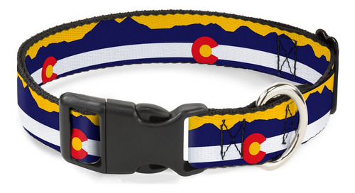 Buckle-down Collar De Clip De Plastico  colorado Flags2 rep