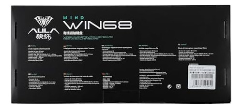 Epomaker Aula Win68 He Magnetic Keyboard Con Actuación Ajust