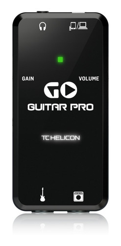 Interfaz D/audio P/guitarra O Bajo, Tc Helicon Go Guitar Pro