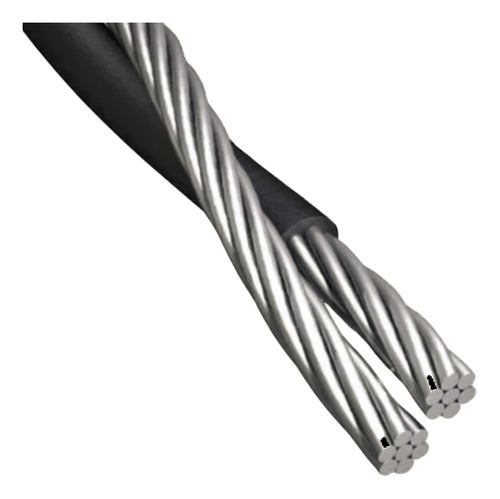 Cable De Acometida 1+1 Cal 6 Rollo De 50m Aereo Cfe 1 Mas 1