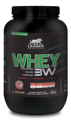 Whey 3w (900g) Baunilha - Leader Nutrition