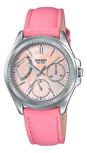 Casio Ltp2089l4av Reloj Multifuncion Para Mujer Con Correa D