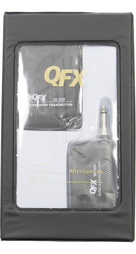Qfx M-309 Sistema De Micrófono Profesional Inalámbrico Con A