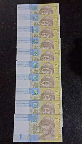 10 Billetes Ucrania 1 