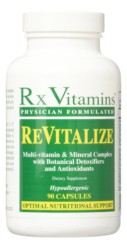 Rx Vitamins Capsulas Revitalizadas, 90 Unidades