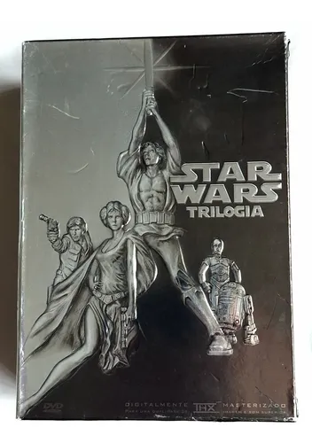 k0505-76★BD DVD BOX STAR WARS 4点セット Dvd Star Wars 4 5 E 6 Trilogia - Box Com 4 Discos ( Usado