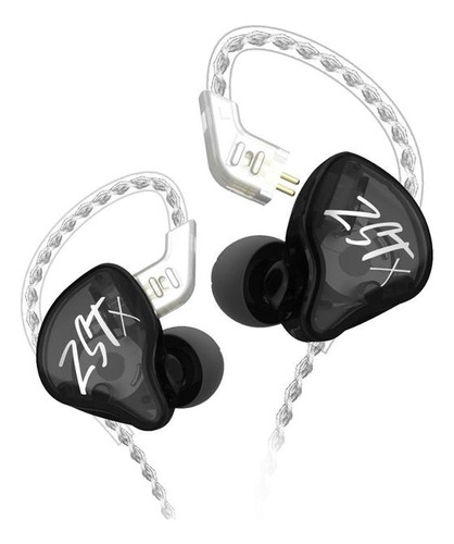 Audifonos In Ear Kz Zst X Negro No Mic Original