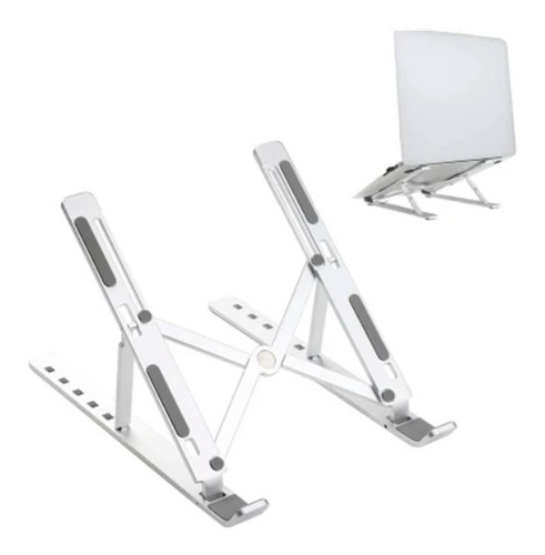 Soporte Base Notebook Macbook Pro Air Regulable Aluminio