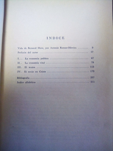Bernard Shaw El Hombre Y Su Obra Eric Bentley (Usado)