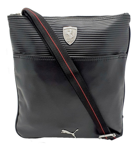 Imagen 2 de 5 de Bolsa Puma Ferrari Crossbody Negra
